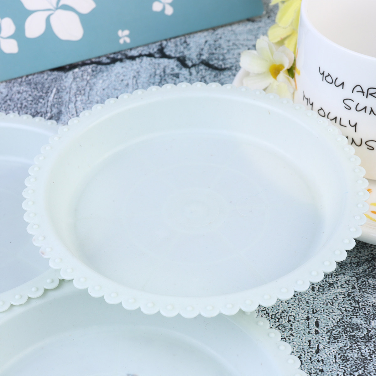 ถาดรองกระถางดอกไม้ทรงกลม 20 ชิ - Drip Tray Saucer บทวิจารณ์และราคา