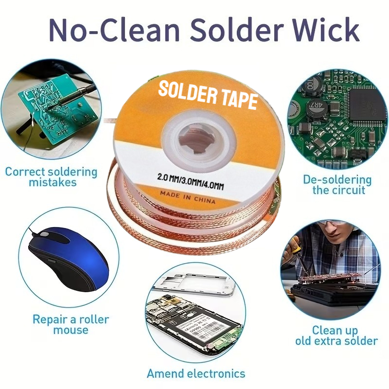 สายดูดตะกั่วแบบไม่ต้องล้าง สาย - Copper Wire Roll บทวิจารณ์และราคา